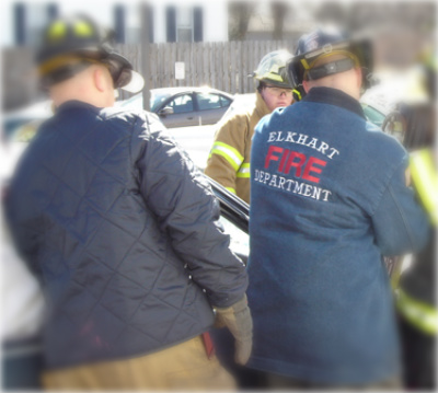 Our Diamond Quilted & Denim Job Jackets on the job in Elkhart, IN