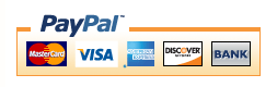 If paying by American Express or Discover Card, you must use PayPal