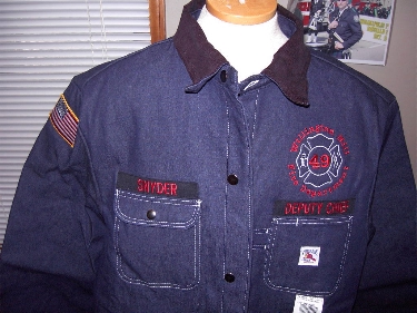 Denim Work Jacket,FDNY,Indianapolis,Chicago,Boston Fire Department