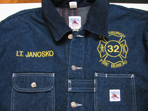 Denim Work Jacket,FDNY,Indianapolis,Chicago,Boston Fire Department