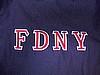 FDNY Block Back Embroidery